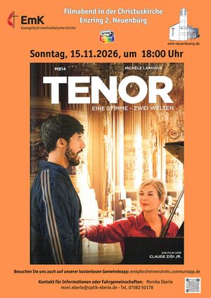 Filmabend in Neuenbürg: "Tenor - Eine Stimme - zwei Welten" am 15.11.2026