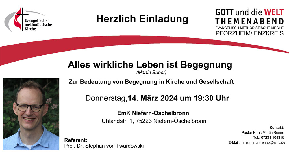 "Gott und die Welt" Themenabend am 14.03.2024